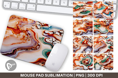 Mouse Pad Abstract Agate Sublimation artnoy 