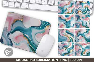 Mouse Pad Abstract Fluid Sublimation artnoy 