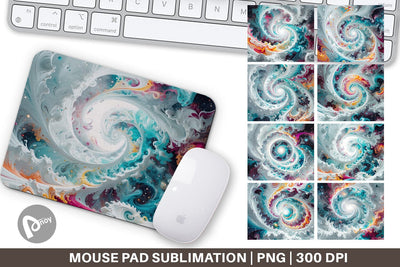 Mouse Pad Abstract Vortex Sublimation artnoy 