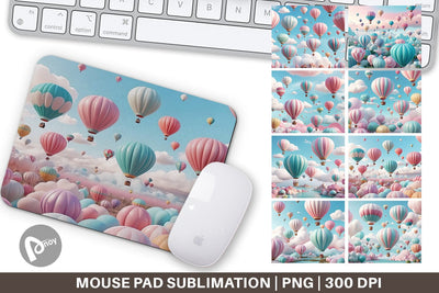Mouse Pad Air Balloons Sublimation artnoy 