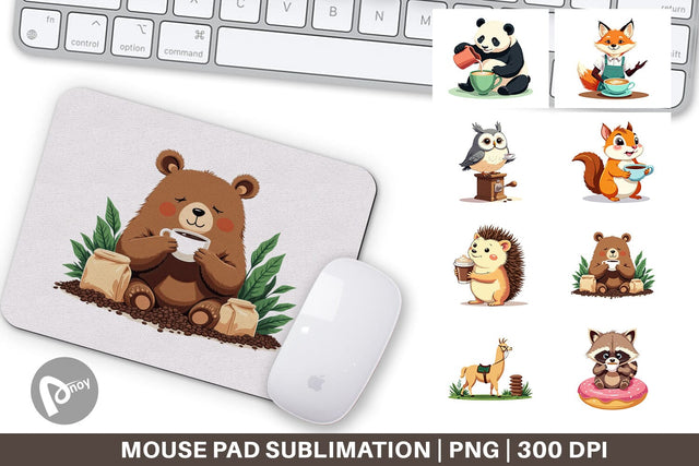 Mouse Pad Animal Finest Brew Sublimation artnoy 