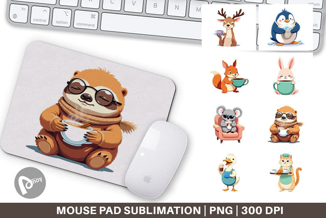 Mouse Pad Animal Finest Brew Sublimation artnoy 