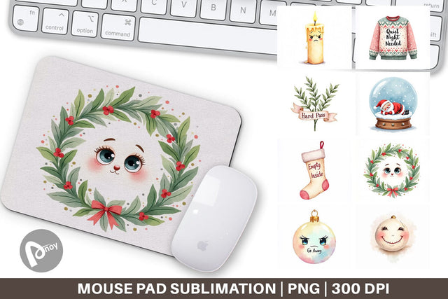 Mouse Pad Anti Social Sublimation artnoy 