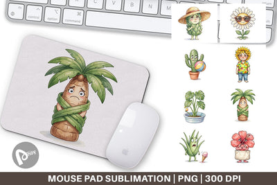 Mouse Pad Awkward Introvert Mom Flora Sublimation artnoy 
