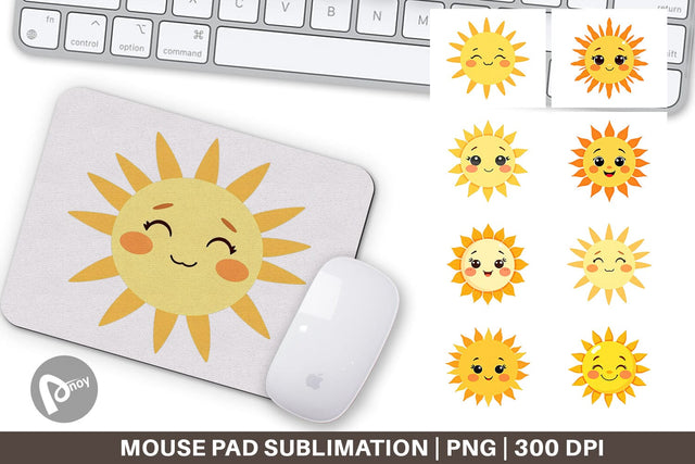 Mouse Pad Baby Sun Sublimation artnoy 