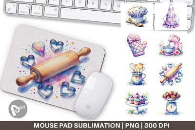 Mouse Pad Baking Queen Kitchen Sublimation artnoy 