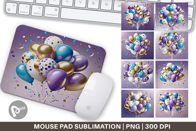 Mouse Pad Balloons Sublimation artnoy 