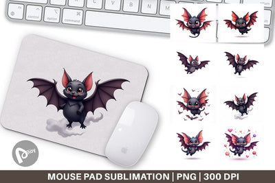 Mouse Pad Bat Variations Sublimation artnoy 