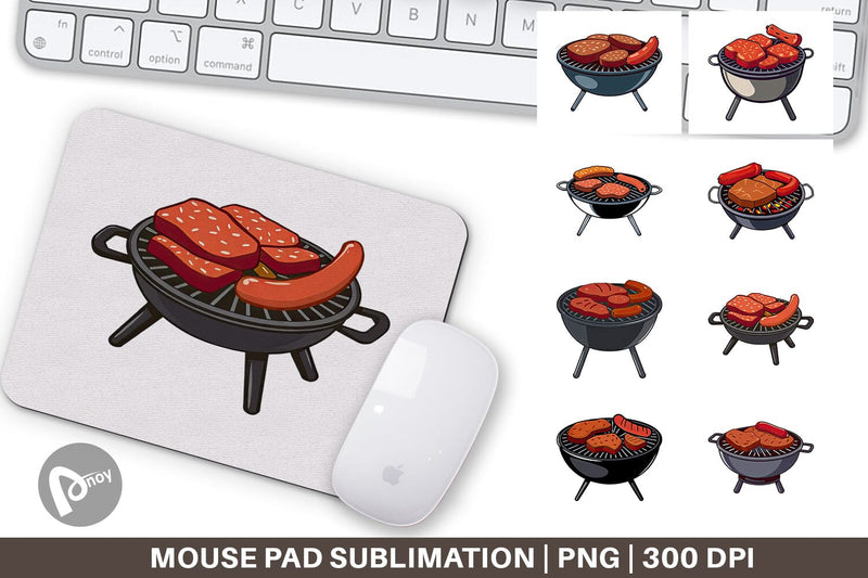Mouse Pad BBQ Grill Sublimation artnoy 