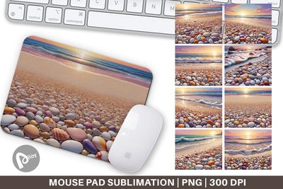 Mouse Pad Beach Summer Sublimation artnoy 