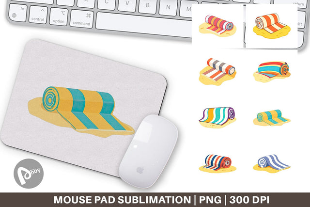 Mouse Pad Beach Towel Sublimation artnoy 