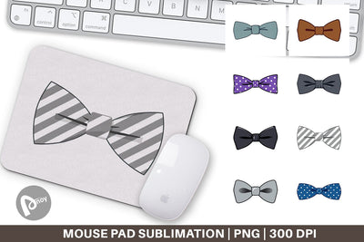 Mouse Pad Bowtie Sublimation artnoy 
