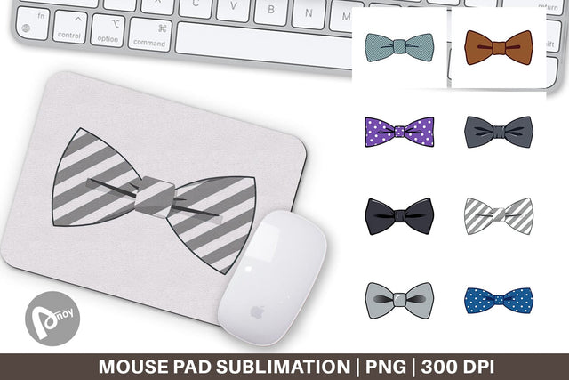 Mouse Pad Bowtie Sublimation artnoy 