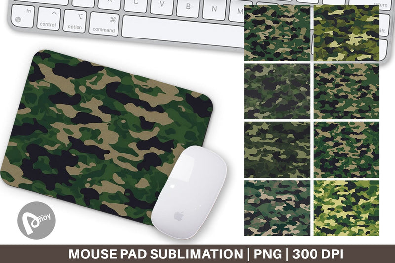 Mouse Pad Camouflage Texture Sublimation artnoy 