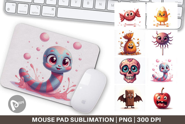 Mouse Pad Candy Surreals Sublimation artnoy 