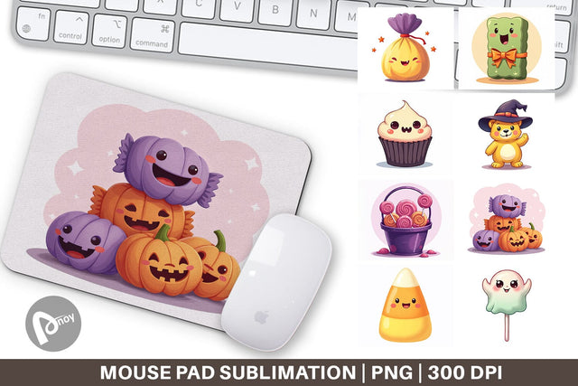 Mouse Pad Candy Treats Sublimation artnoy 