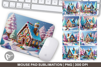 Mouse Pad Candyland House Sublimation artnoy 
