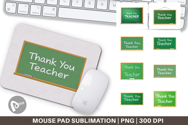 Mouse Pad Chalkboard Sublimation artnoy 
