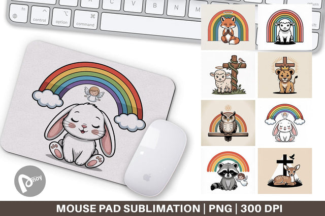 Mouse Pad Christian Vintage Sublimation artnoy 