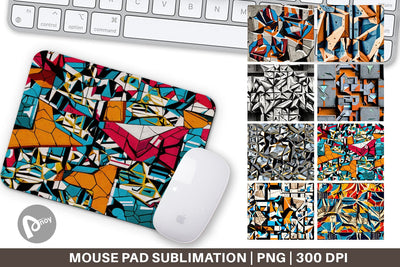 Mouse Pad Concrete Wall Pattern Sublimation artnoy 