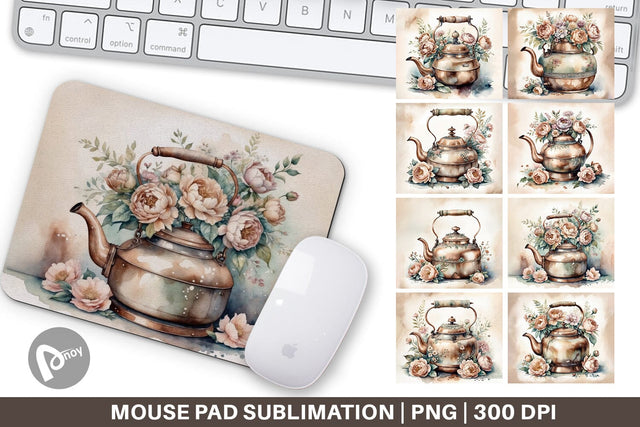 Mouse Pad Copper Kettle Sublimation artnoy 