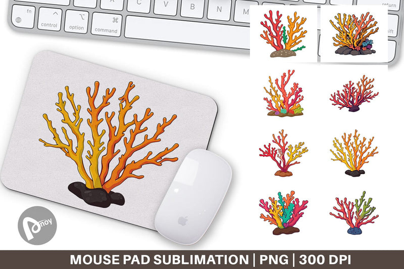 Mouse Pad Coral Reef Sublimation artnoy 