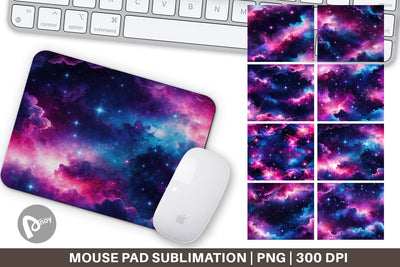 Mouse Pad Cosmic Glow Sublimation artnoy 