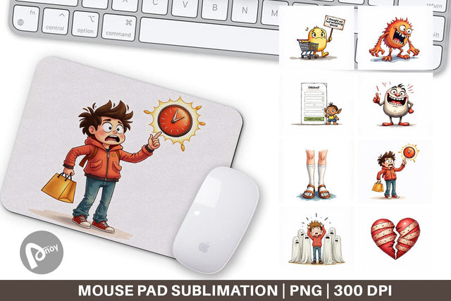 Mouse Pad Cyber Catastrophes Sublimation artnoy 