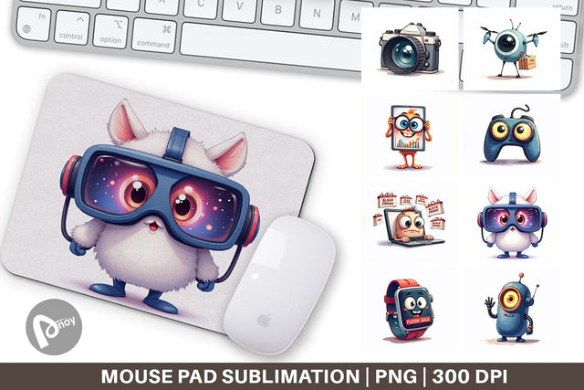 Mouse Pad Cyber Monday Craze Sublimation artnoy 