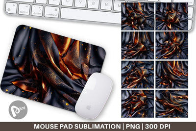 Mouse Pad Dark Silk Satin Sublimation artnoy 