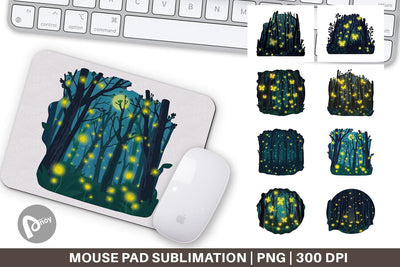 Mouse Pad Deep Forest Sublimation artnoy 