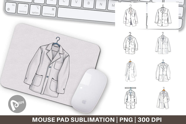 Mouse Pad Doctor Coat Sublimation artnoy 