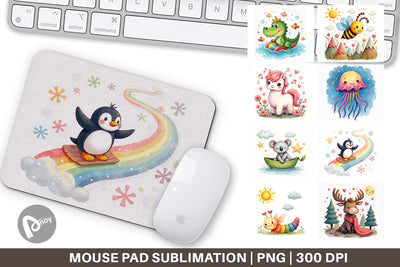 Mouse Pad Doodle Dream Animals Sublimation artnoy 
