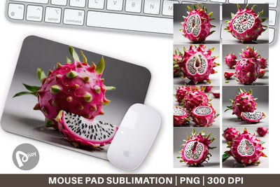 Mouse Pad Dragon Fruit Sublimation artnoy 