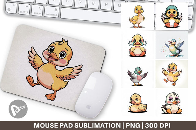 Mouse Pad Duck Mood Sublimation artnoy 