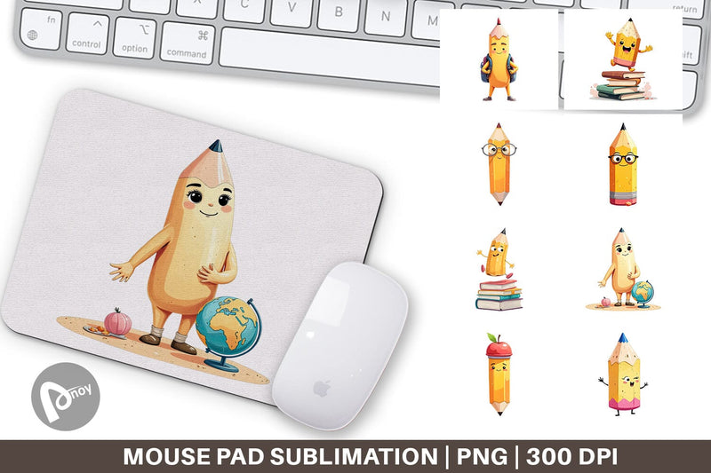 Mouse Pad Eager Pencil Sublimation artnoy 