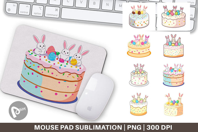 Mouse Pad Easter Cake Sublimation artnoy 