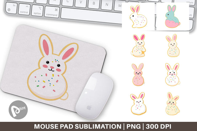 Mouse Pad Easter Cookie Sublimation artnoy 
