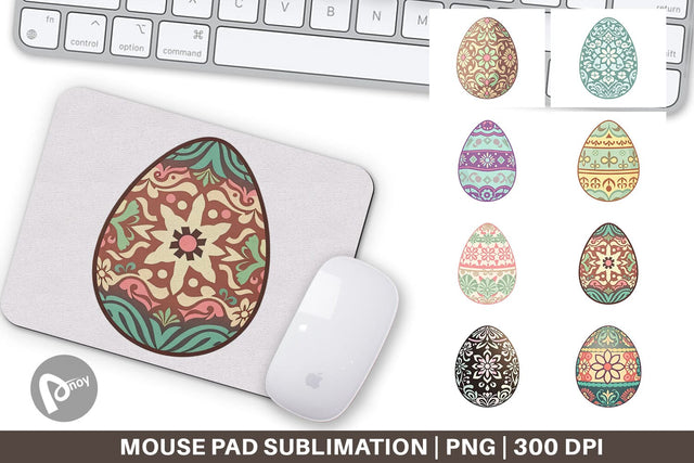 Mouse Pad Easter Egg Sublimation artnoy 