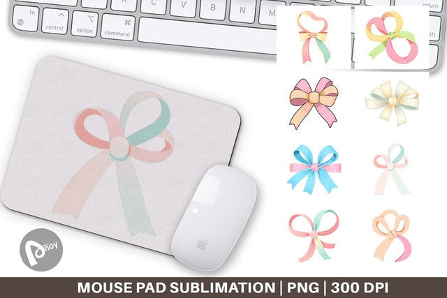 Mouse Pad Easter Ribbon Sublimation artnoy 
