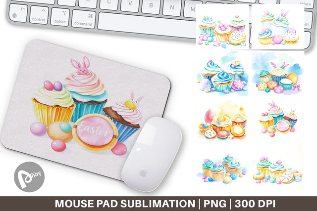 Mouse Pad Easter Treats Sublimation artnoy 