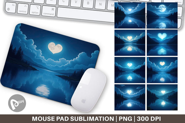 Mouse Pad Enchanted Lake Sublimation artnoy 