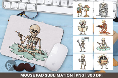 Mouse Pad Failed DIY Dad Bone Watercolor Sublimation artnoy 