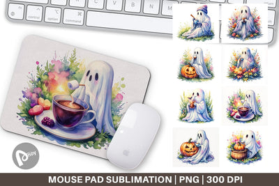 Mouse Pad Fall Pumpkin Spice Coffee Sublimation artnoy 