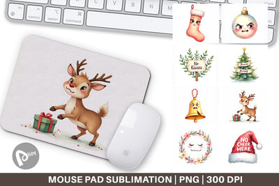 Mouse Pad Festive Rage Sublimation artnoy 