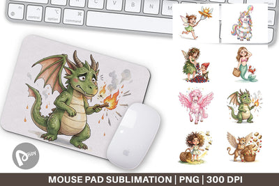 Mouse Pad Frazzled Magic Mom Chaos Sublimation artnoy 