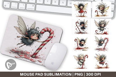 Mouse Pad Frazzled Sugar Plum Fairy Sublimation artnoy 