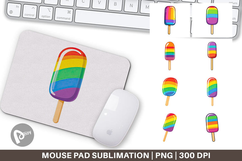 Mouse Pad Frozen Treat Sublimation artnoy 