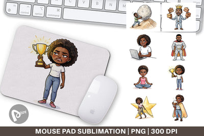 Mouse Pad Funny Black Excellence Sublimation artnoy 