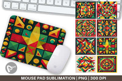 Mouse Pad Geometric Shapes Sublimation artnoy 
